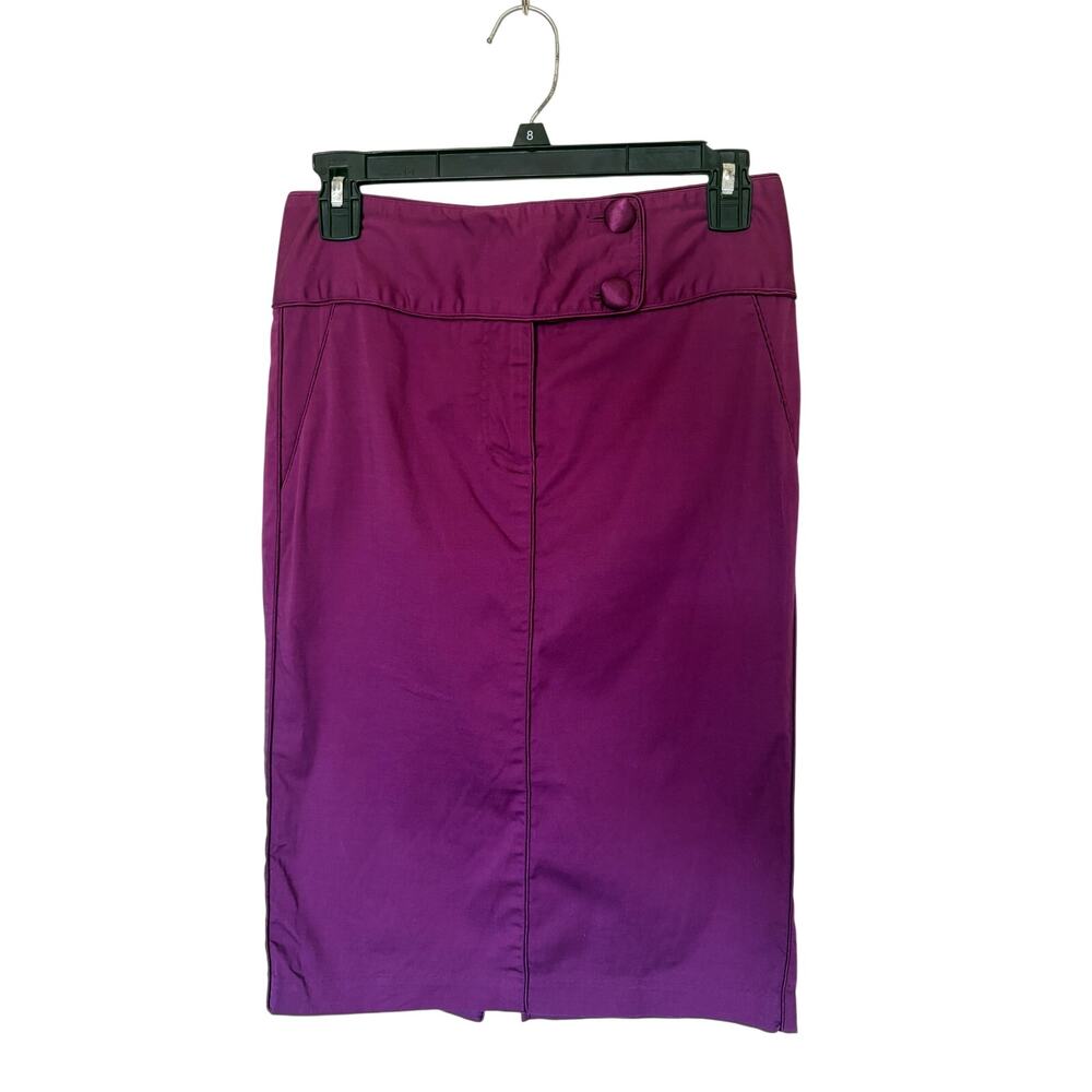 Vintage Y2K Guess Jeans Magenta Purple Pencil Skirt Office Siren